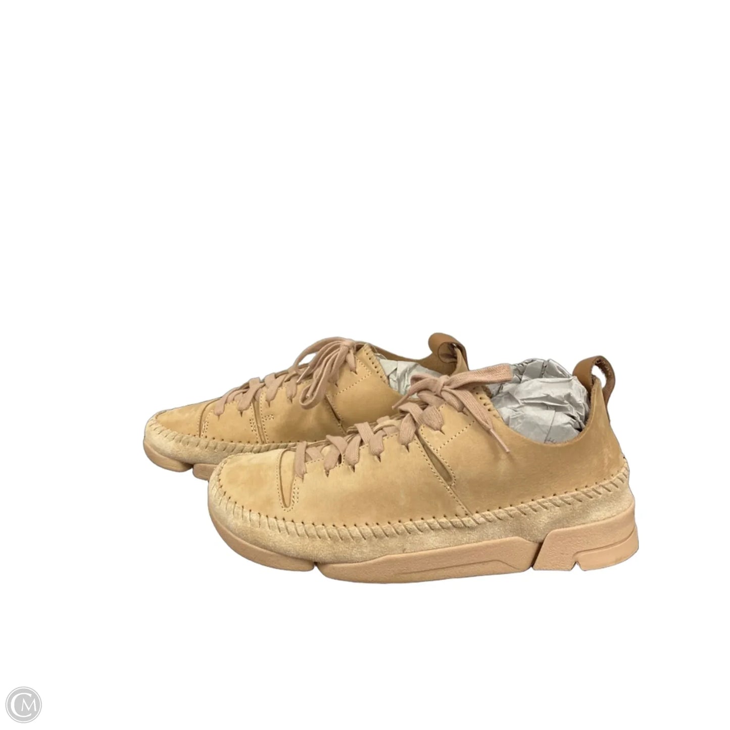 Shoes Sneakers By Clarks In Cream, Size: 10