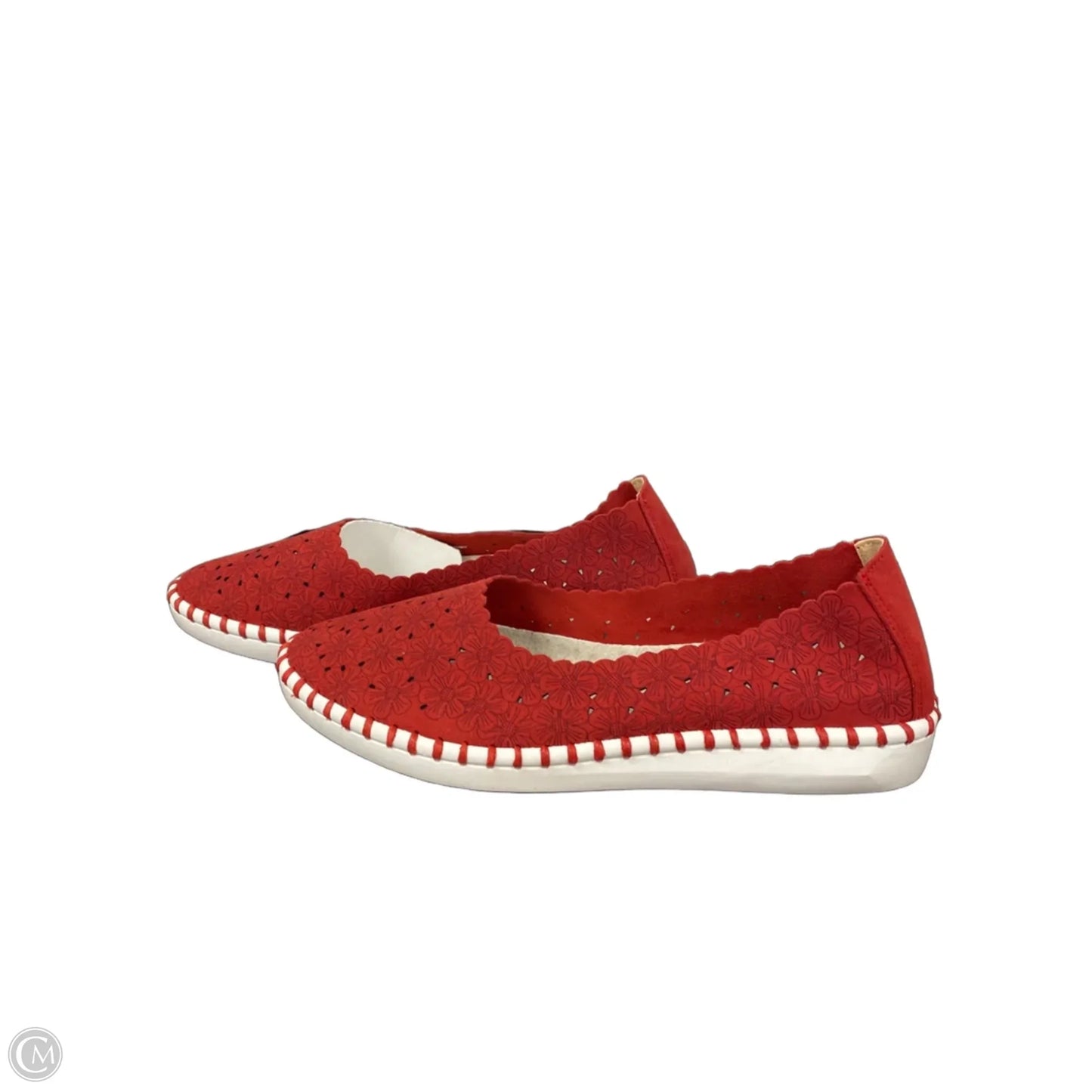 Shoes Flats By Cmc In Red, Size: 10.5