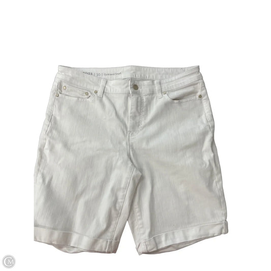 Shorts By Talbots In White, Size: 10