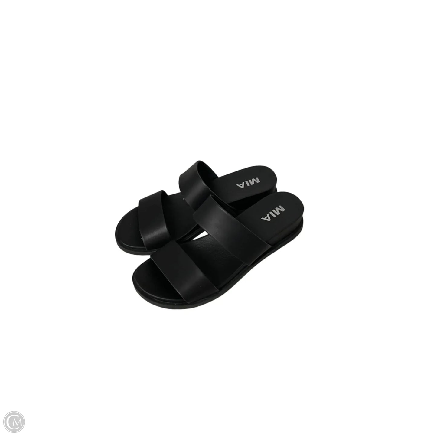 Sandals Heels Platform By Mia In Black, Size: 7