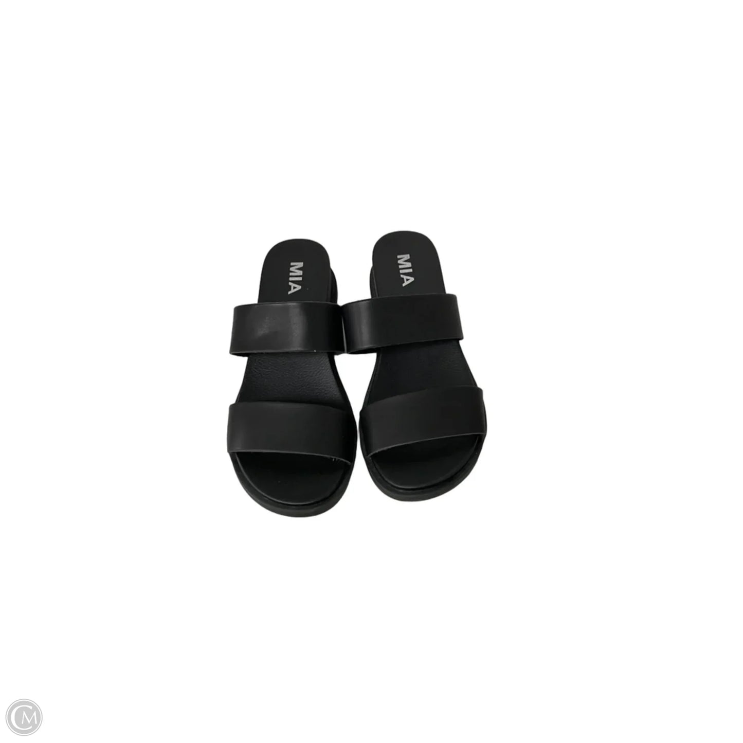 Sandals Heels Platform By Mia In Black, Size: 7
