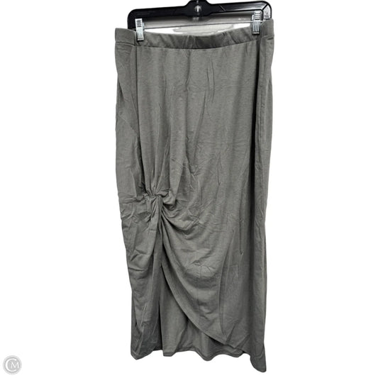 Skirt Maxi By Z Supply In Grey, Size: Xl