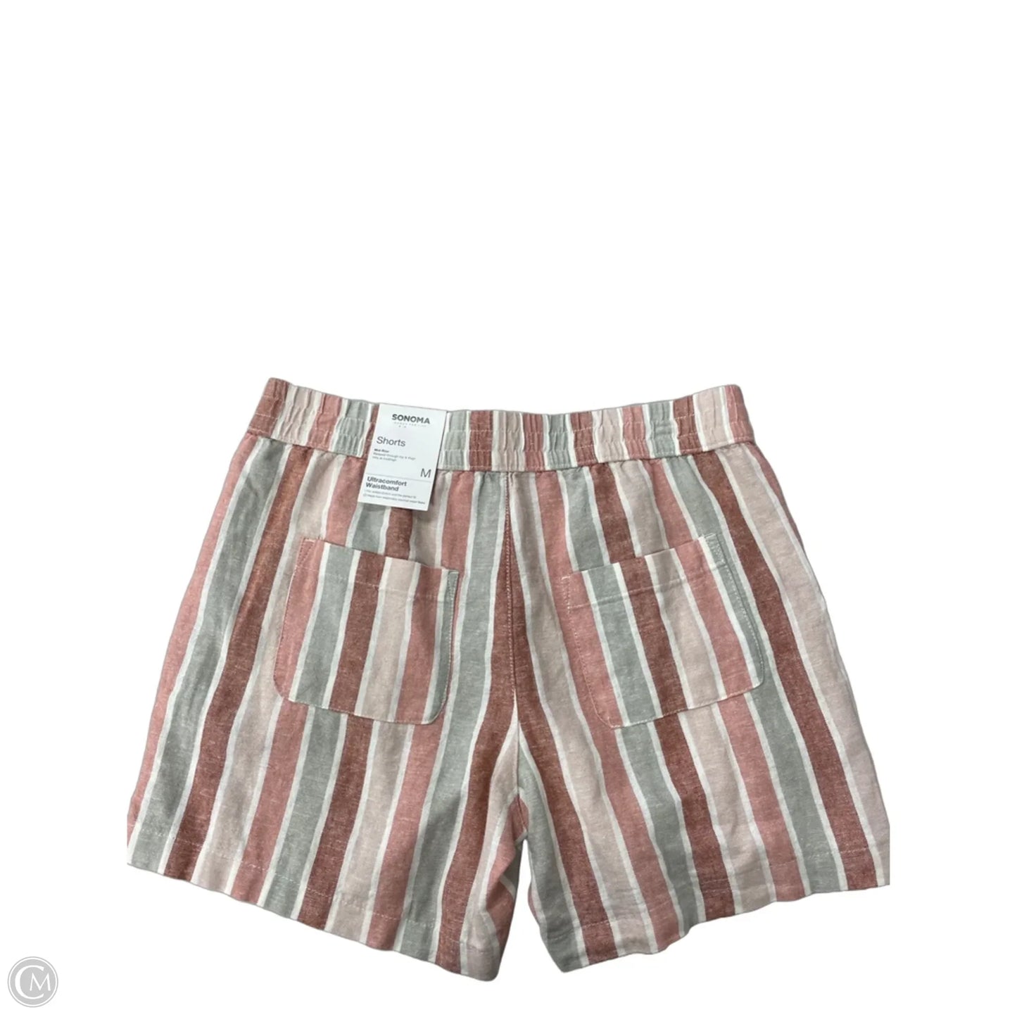 Shorts By Sonoma In Green & Orange, Size: M