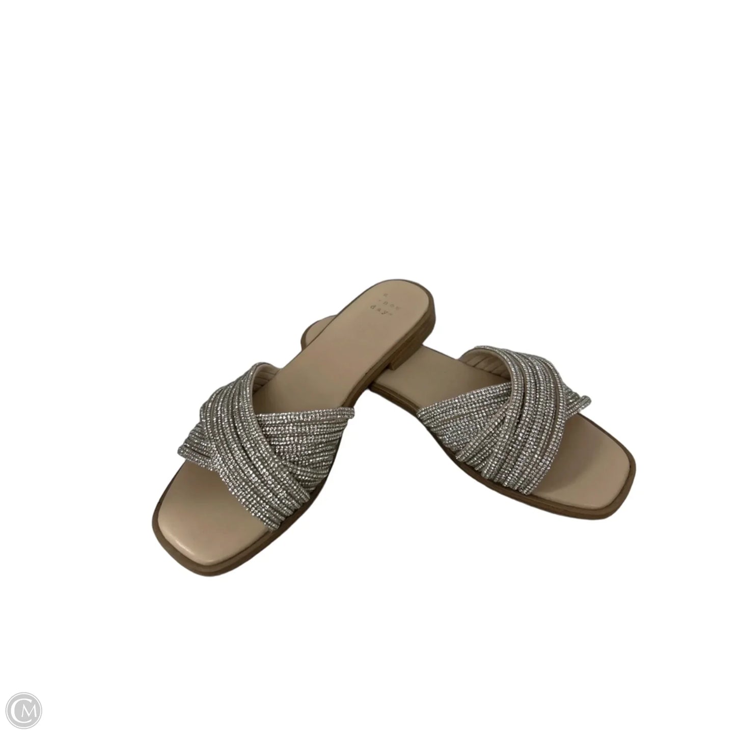 Sandals Flats By A New Day In Silver, Size: 7