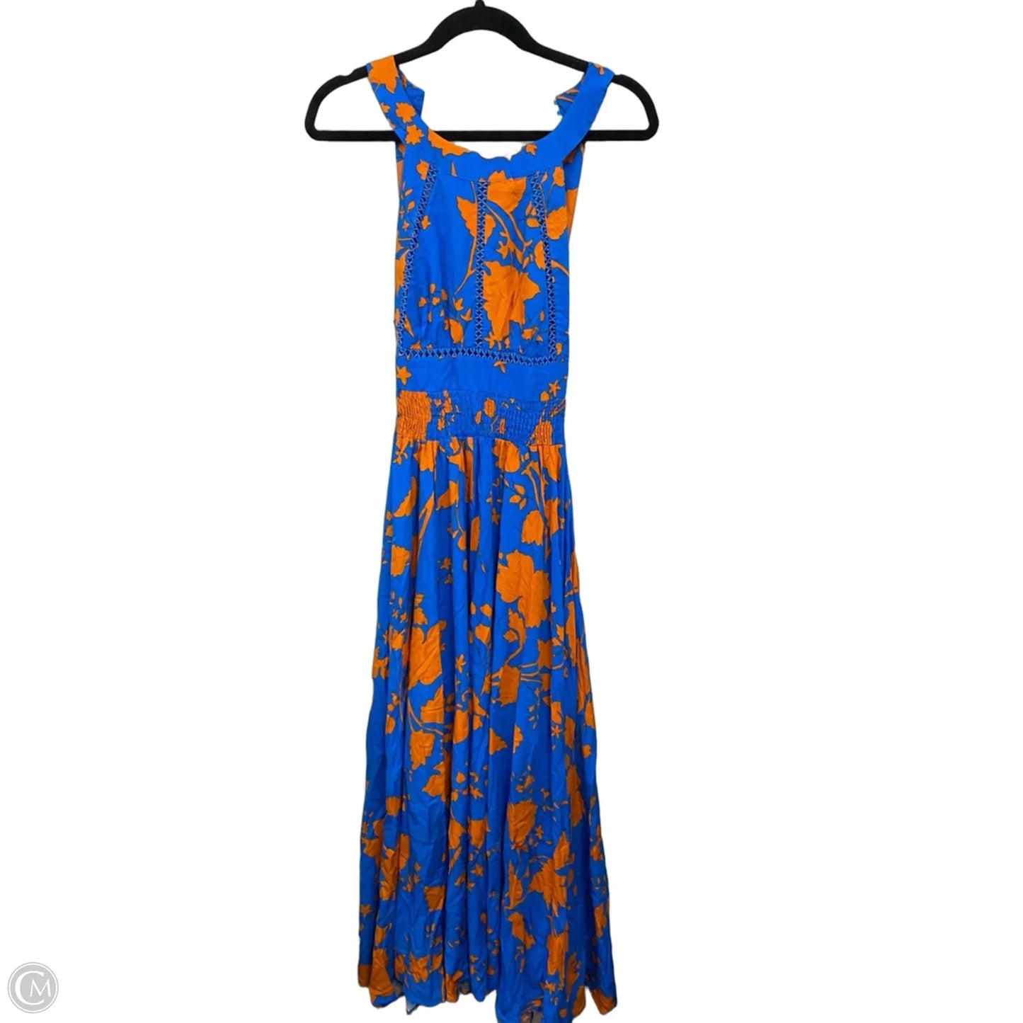 Dress Casual Maxi By Abel The Label In Blue & Orange, Size: M