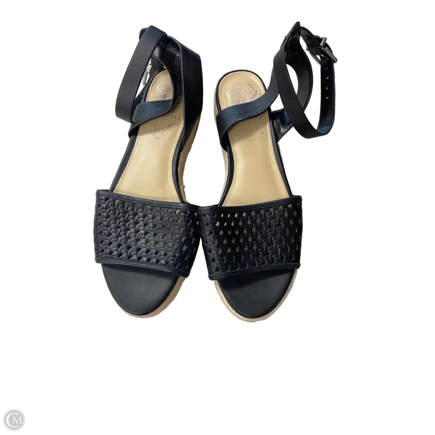 Sandals Heels Platform By Vince Camuto In Black, Size: 10
