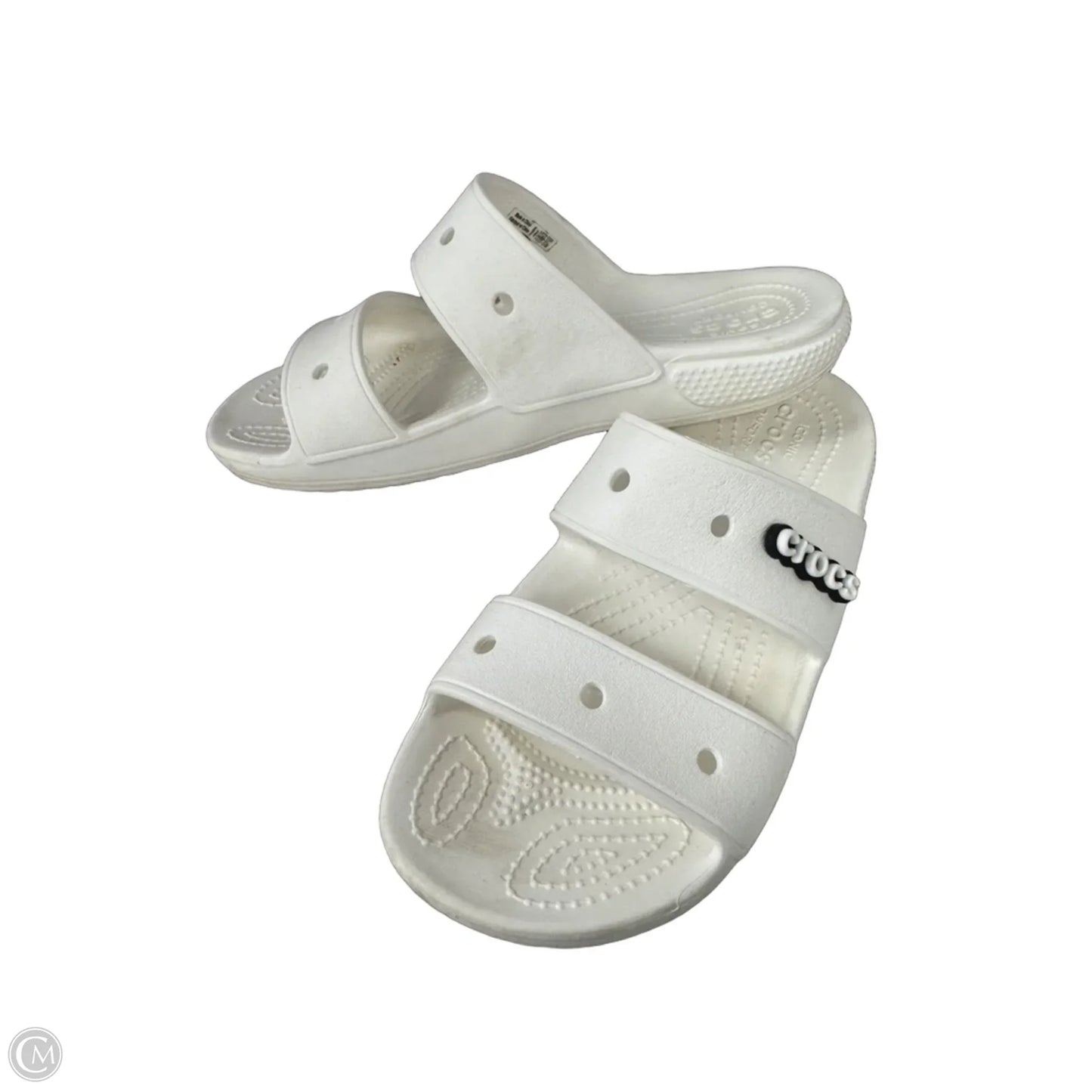 Sandals Sport By Crocs In White, Size: 7