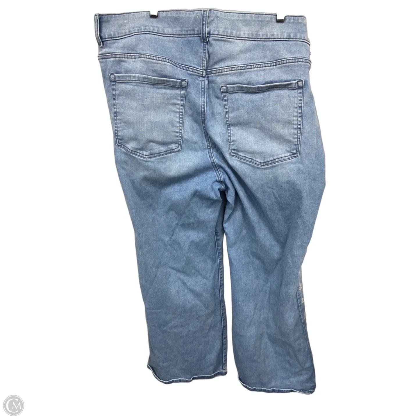 Jeans Wide Leg By Lane Bryant In Blue Denim, Size: 4x