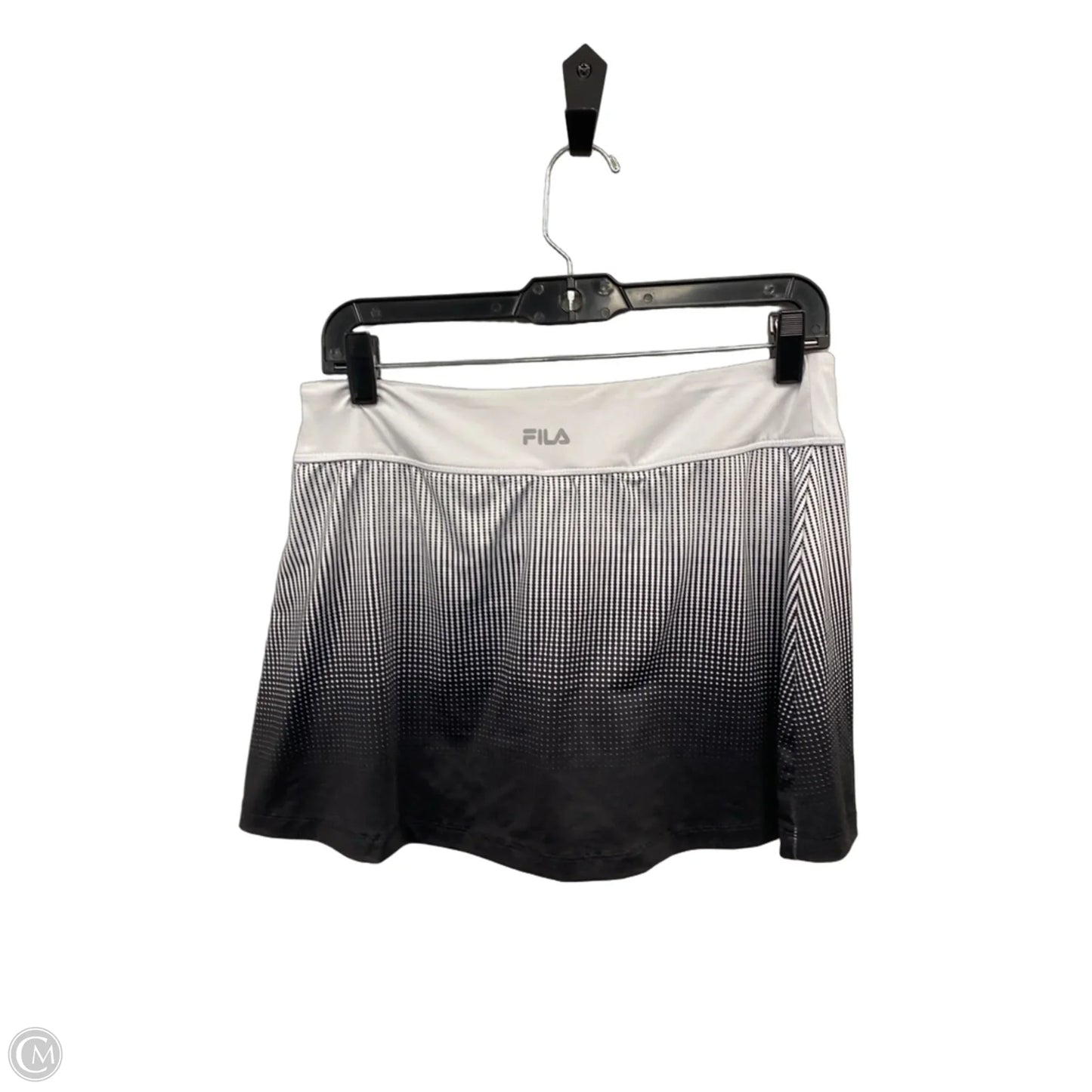 Athletic Skirt By Fila In Black & White, Size: M
