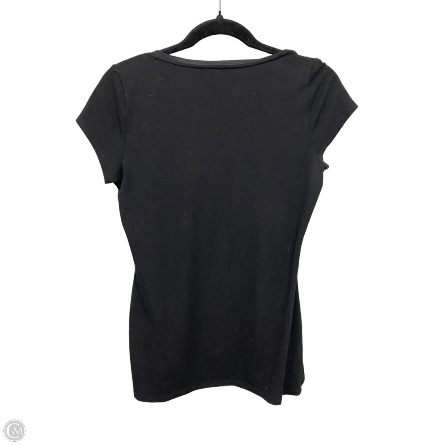 Top Short Sleeve By White House Black Market In Black & White, Size: S