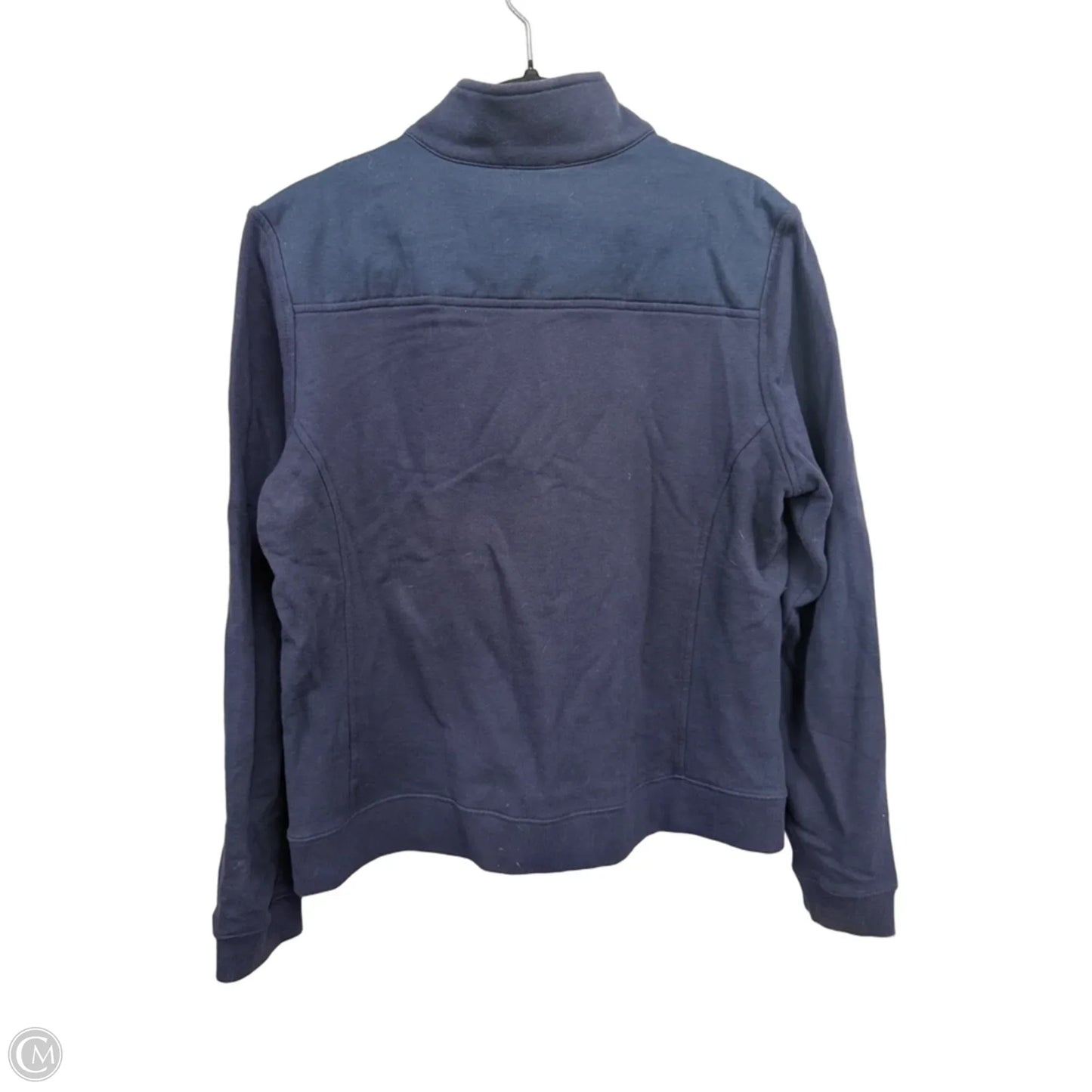 Sweatshirt Collar By Vineyard Vines In Navy, Size: L