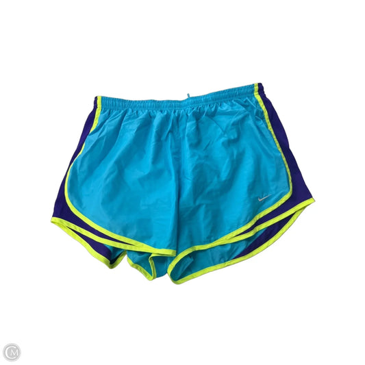 Athletic Shorts By Nike Apparel In Blue & Purple, Size: Xl