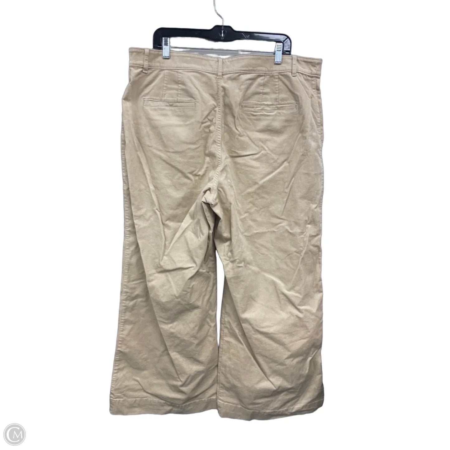 Pants Corduroy By Loft In Cream, Size: 18