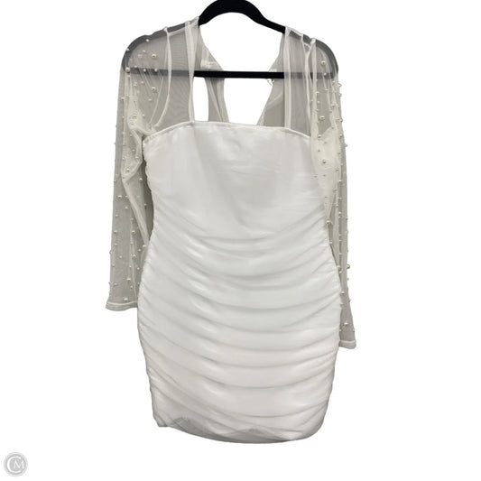Dress Party Short By Fashion Nova In White, Size: Xl