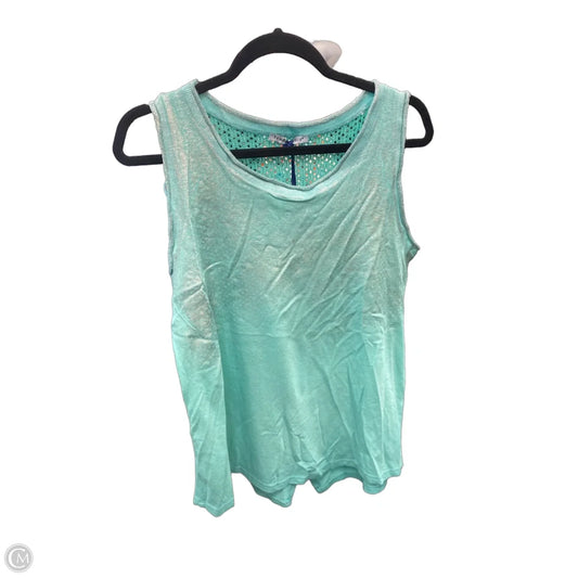 Top Sleeveless By Tempo Paris In Green, Size: S