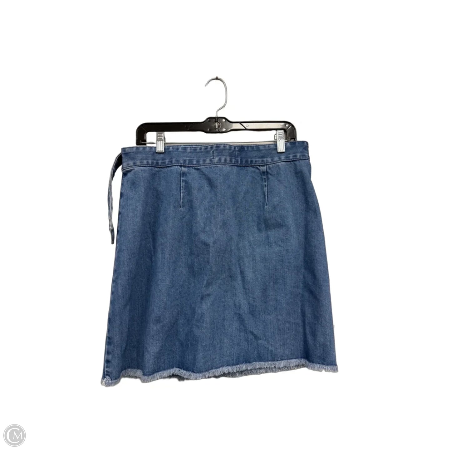 Skirt Mini & Short By Loft In Blue Denim, Size: 12