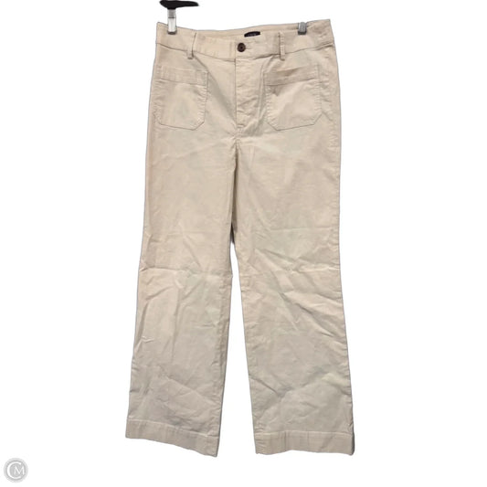 Pants Wide Leg By J. Crew In Cream, Size: 8