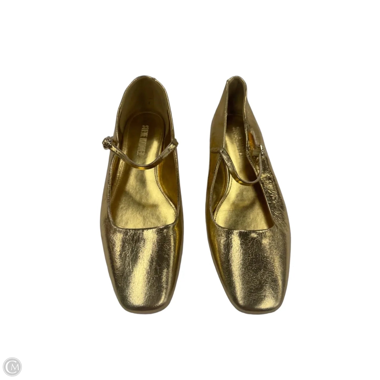 Shoes Flats By Steve Madden In Gold, Size: 8.5