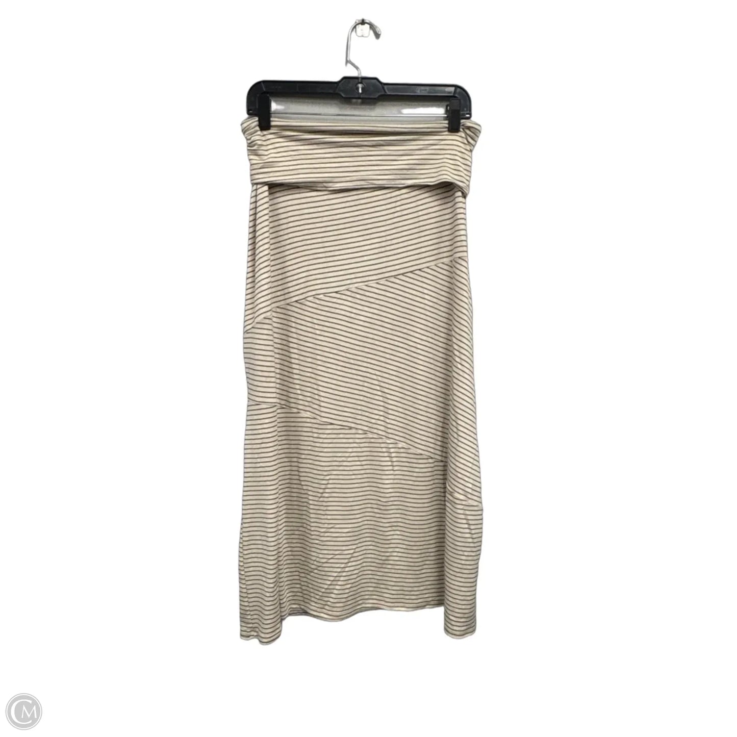 Skirt Maxi By See You Monday In Black & Cream, Size: M