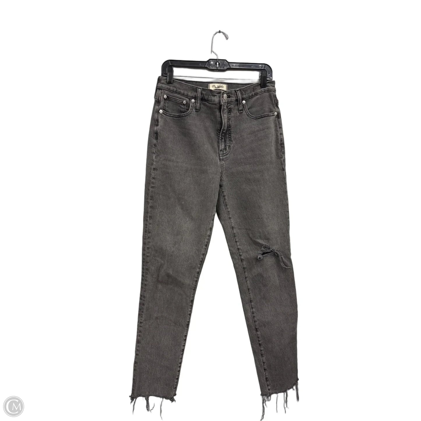Jeans Straight By Madewell In Grey Denim, Size: 6l
