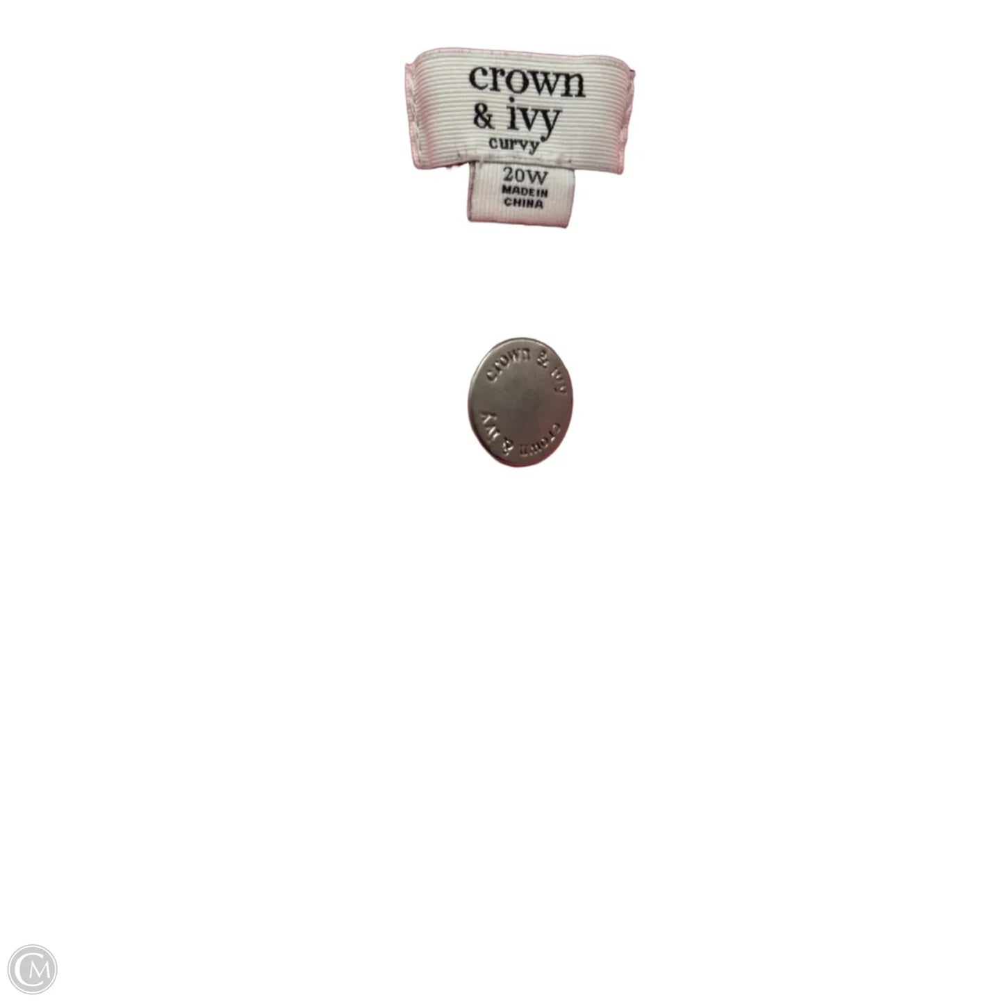 Jeans Straight By Crown And Ivy In Coral, Size: 20