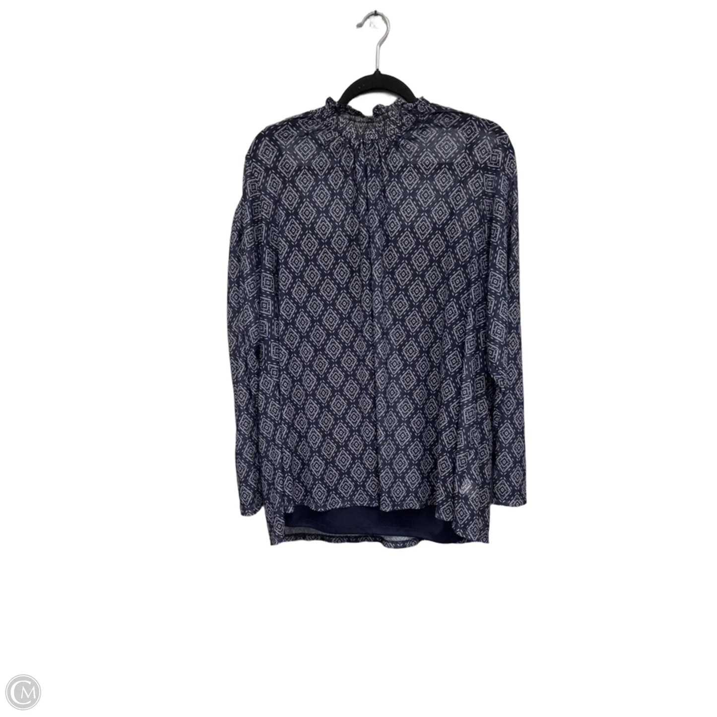 Top 2pc Long Sleeve By Lane Bryant In Navy, Size: 22