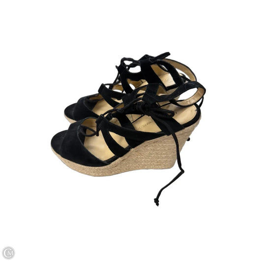 Sandals Heels Wedge By Ivanka Trump In Black, Size: 8.5