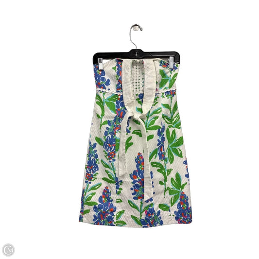 Dress Designer By Lilly Pulitzer In Blue & Green, Size: 0p