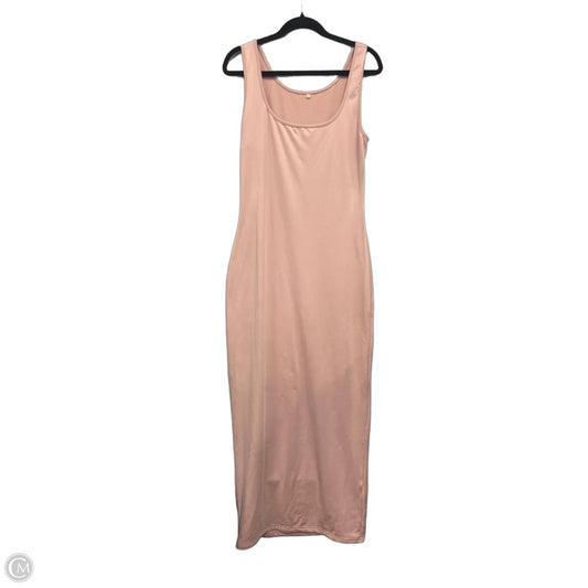 Dress Casual Maxi By Cme In Pink, Size: Xl