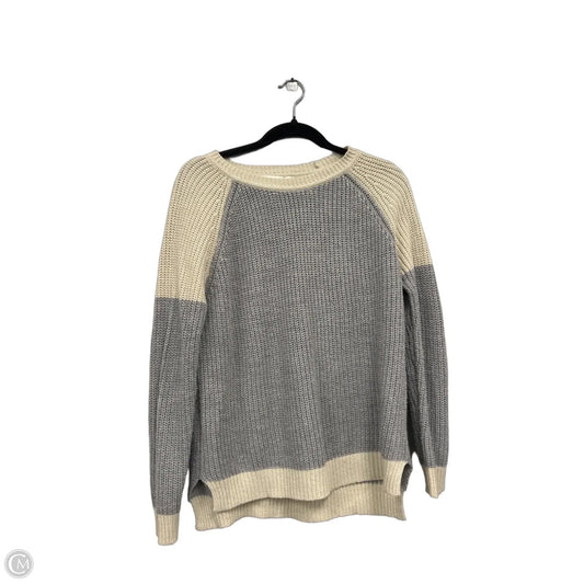 Sweater By Rd Style In Grey & Tan, Size: M
