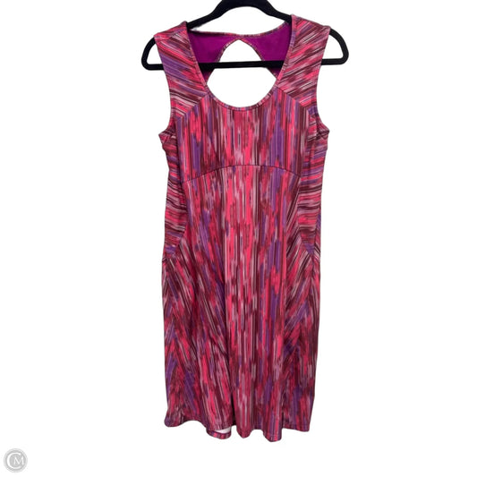 Athletic Dress By Prana In Pink & Purple, Size: M