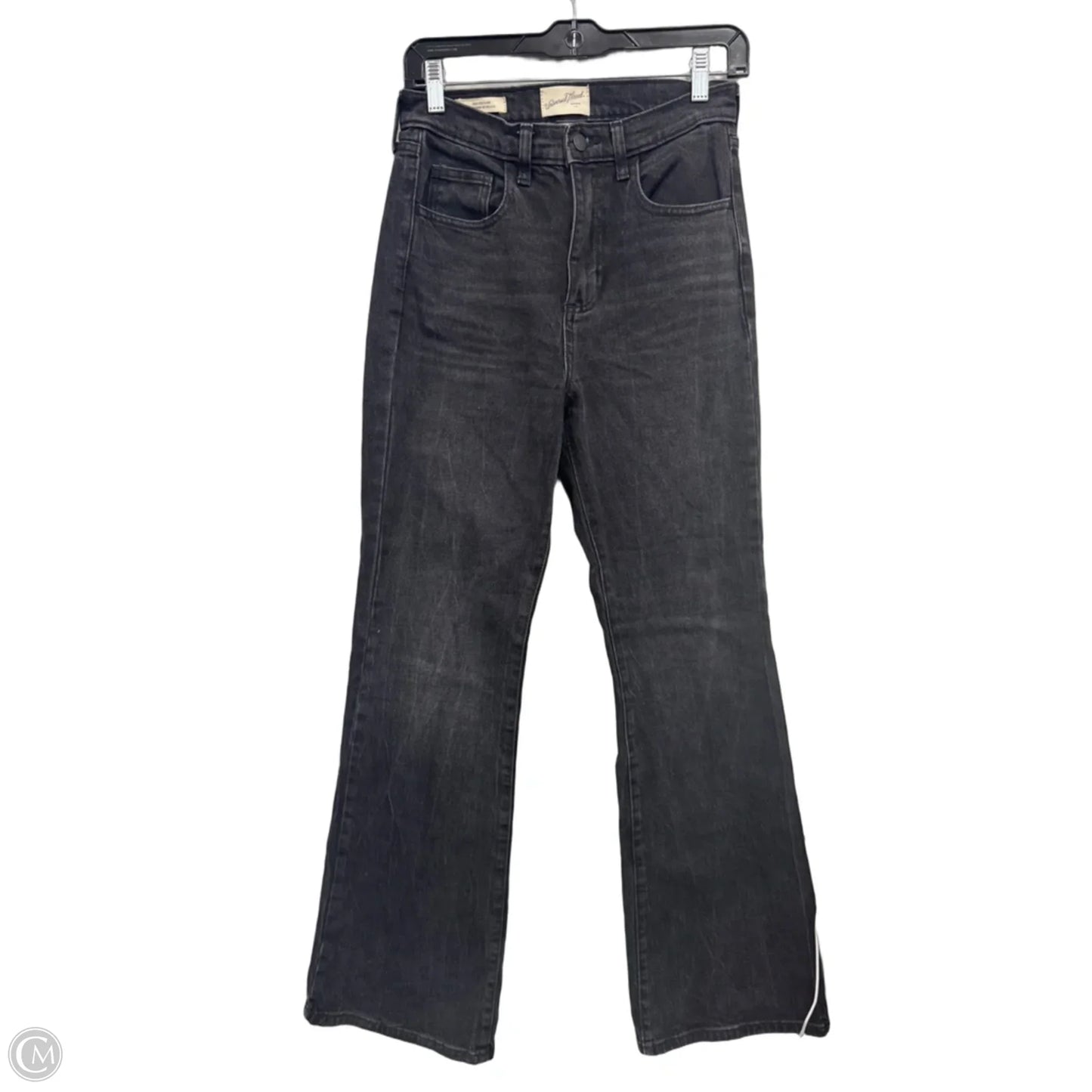Jeans Flared By Universal Thread In Black Denim, Size: 0