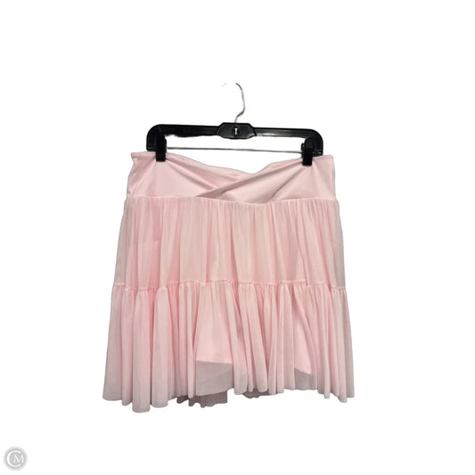 Athletic Skirt By Cmb In Pink, Size: 1x
