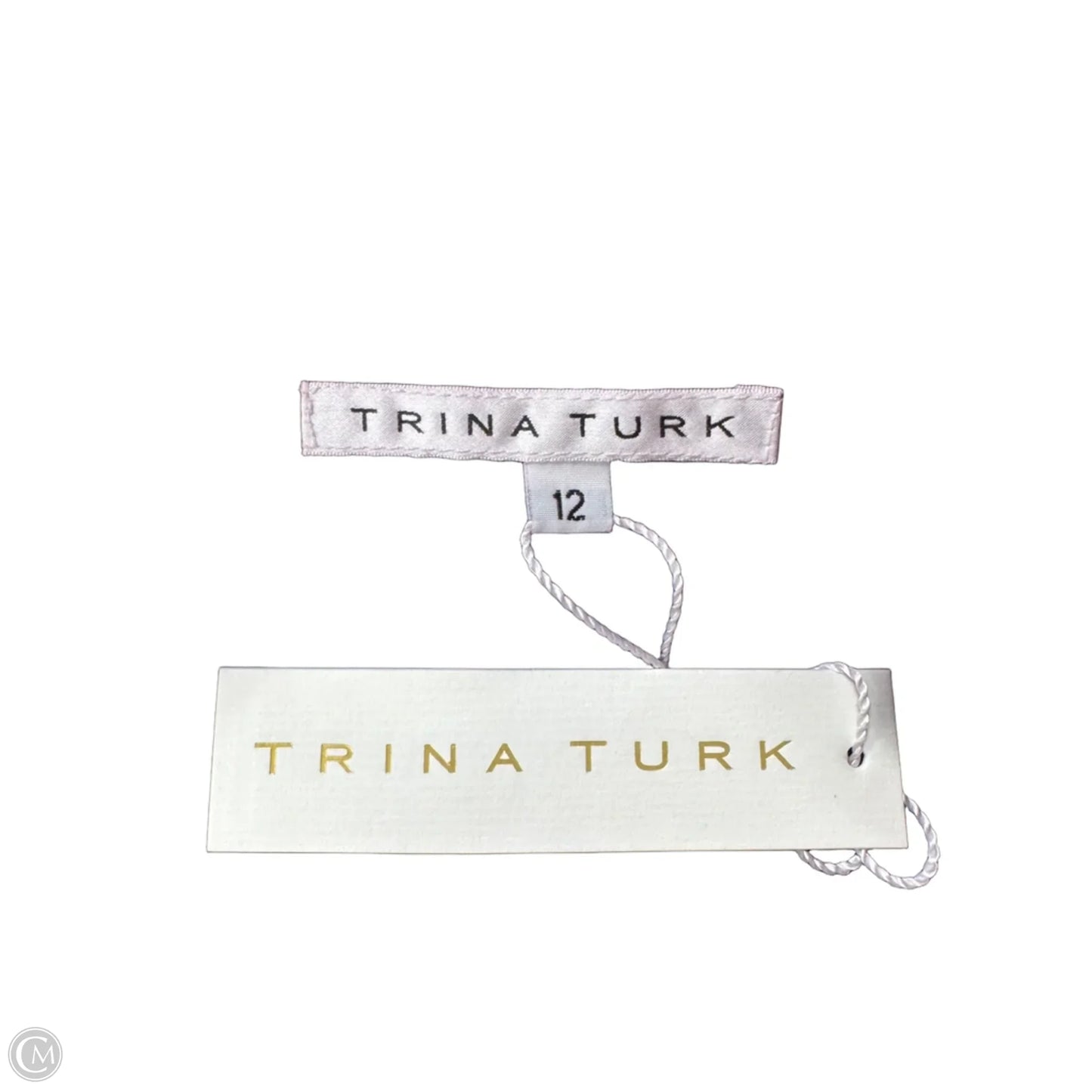 Dress Casual Short By Trina Turk In Purple & Yellow, Size: 12