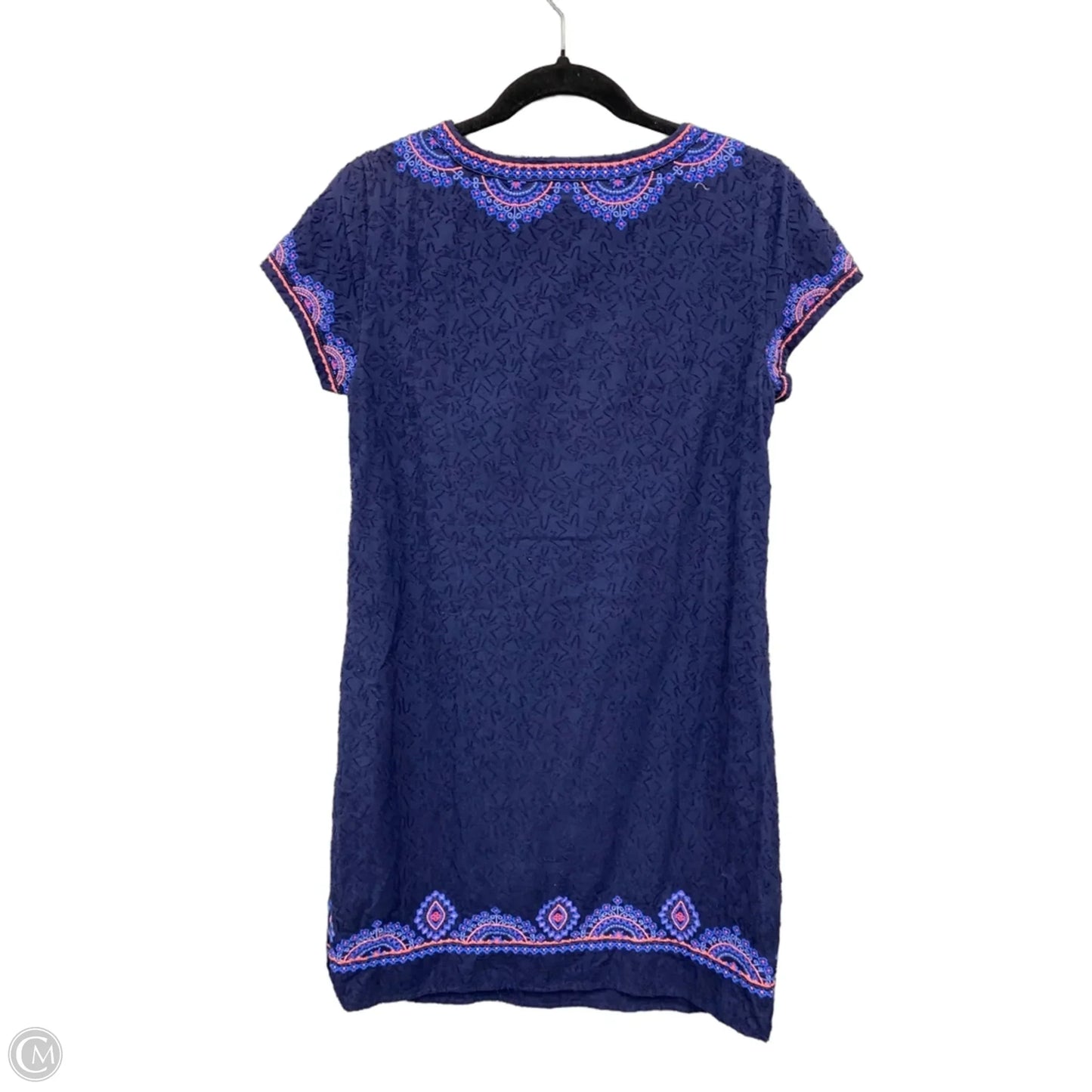 Dress Casual Short By Vineyard Vines In Blue & Pink, Size: 2