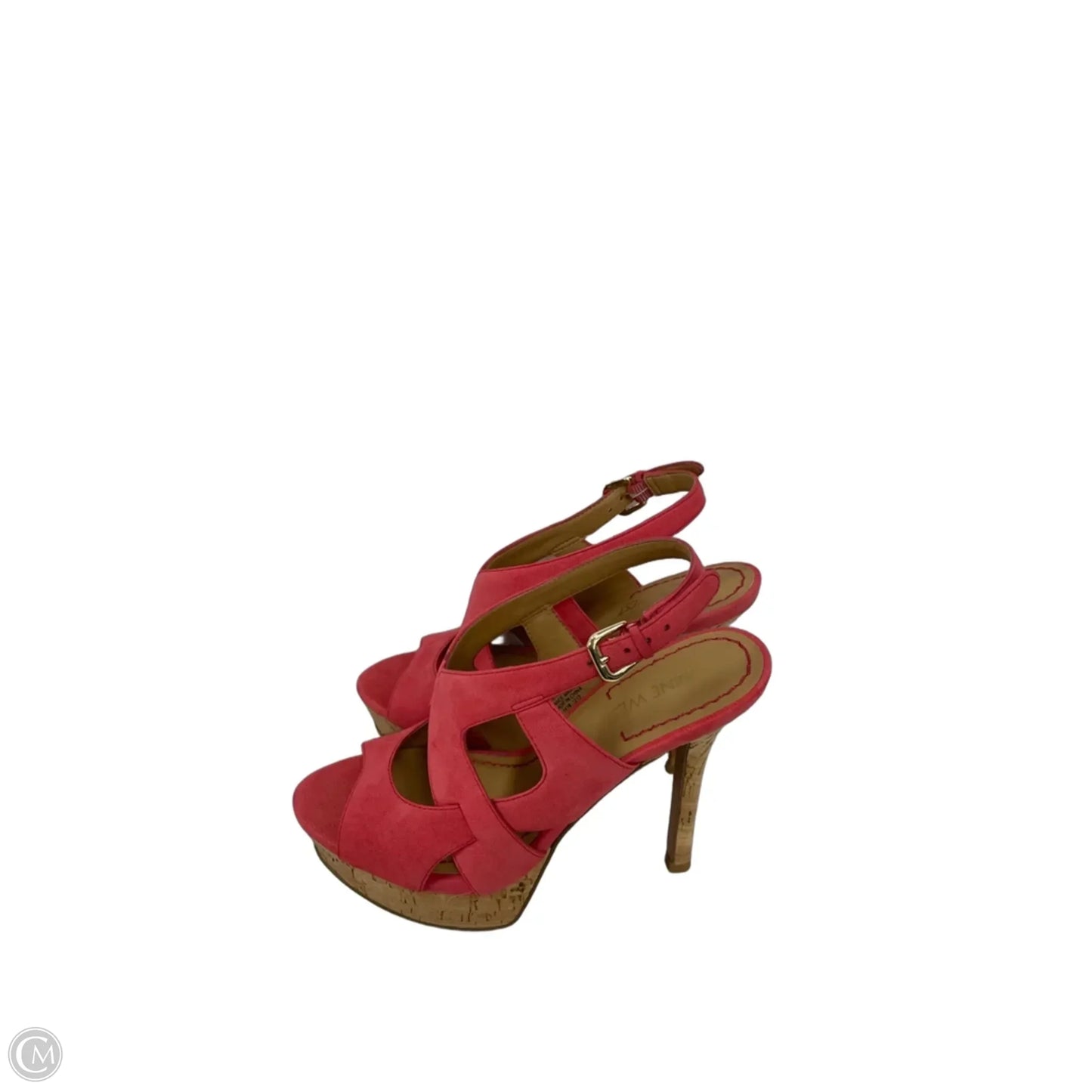 Shoes Heels Stiletto By Nine West In Pink & Tan, Size: 5