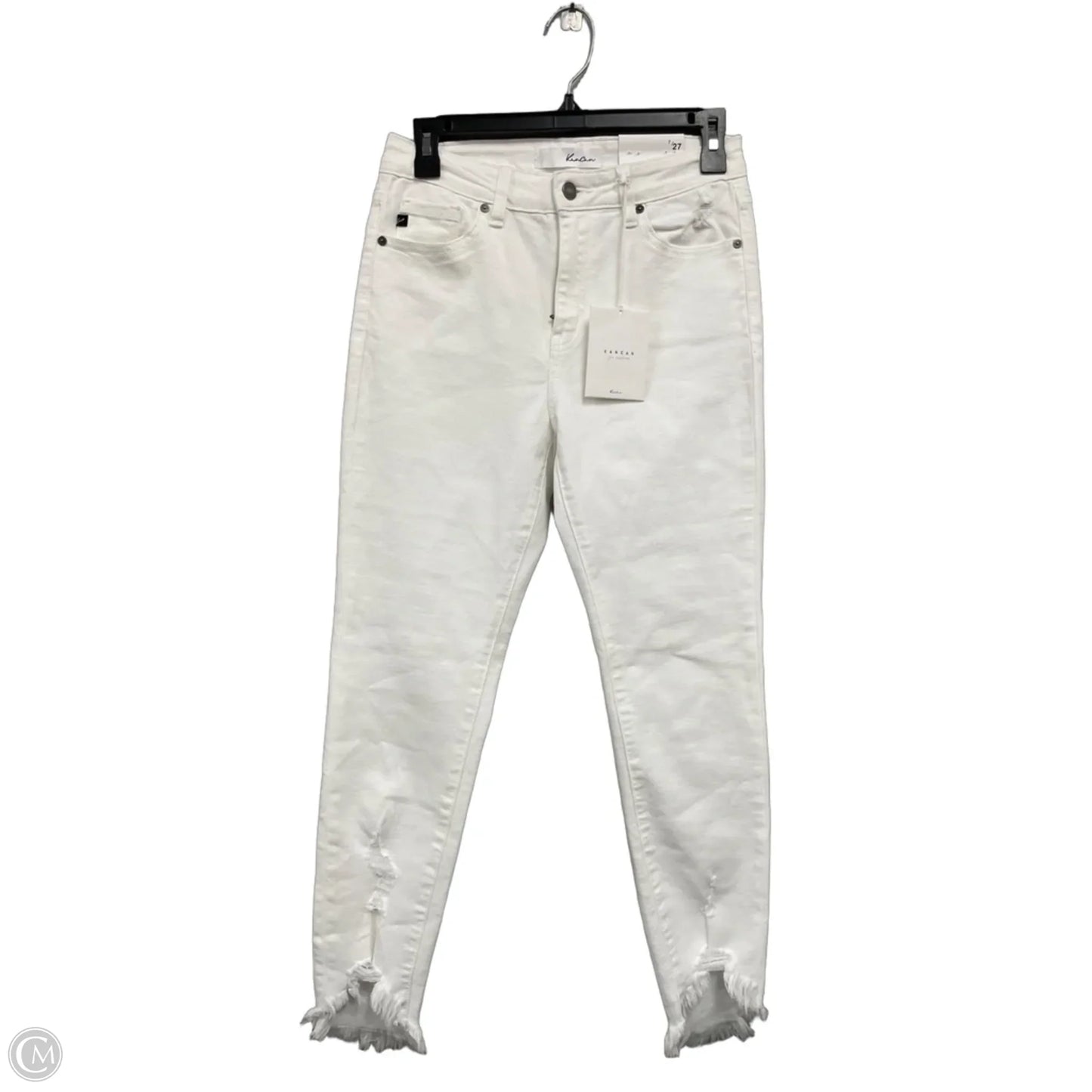 Jeans Skinny By Kancan In White, Size: 4