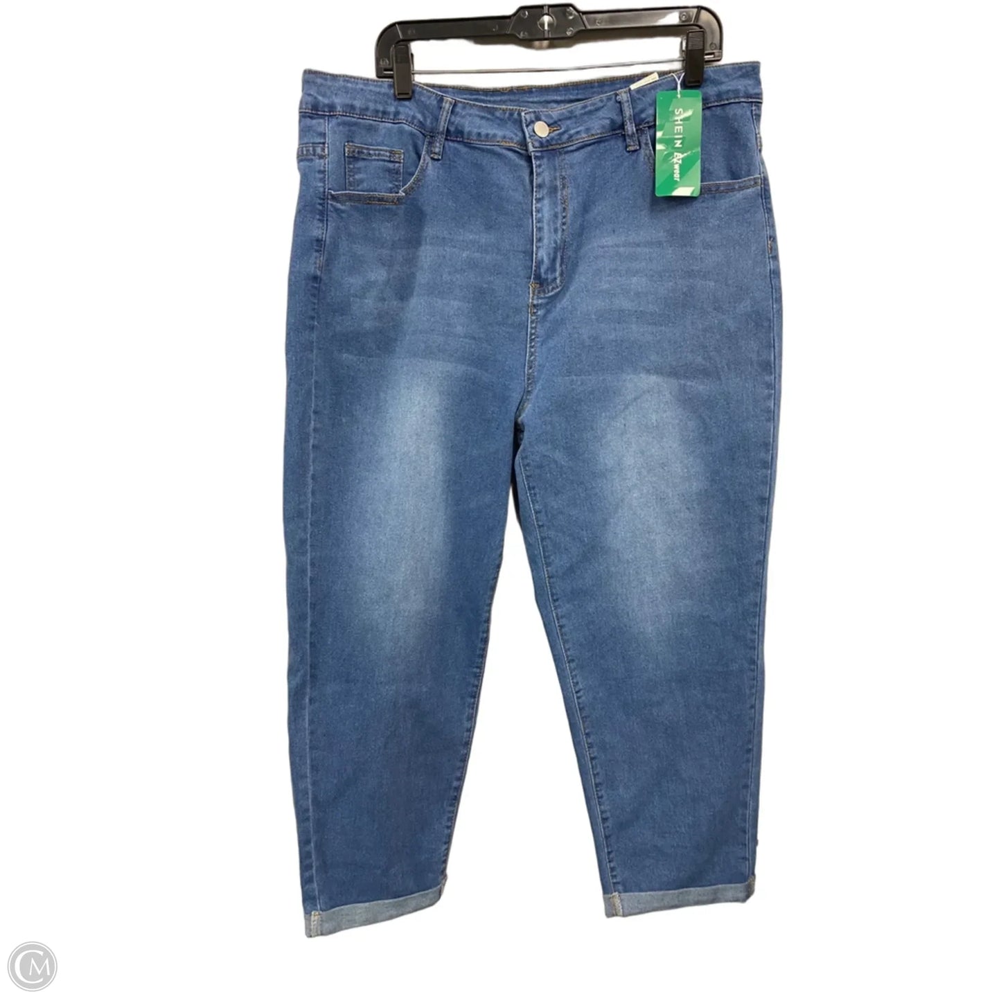 Jeans Straight By Shein In Blue Denim, Size: 3x