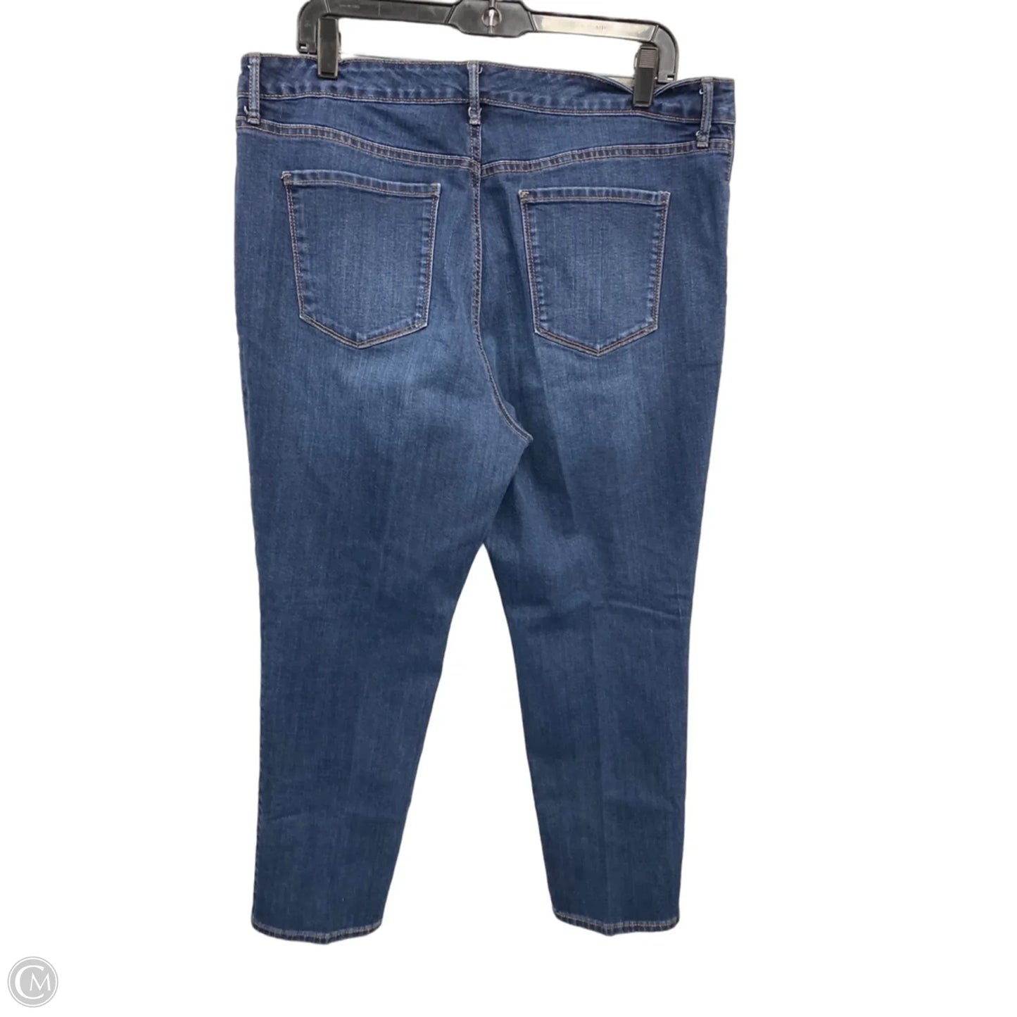 Jeans Skinny By Gloria Vanderbilt In Blue Denim, Size: 16