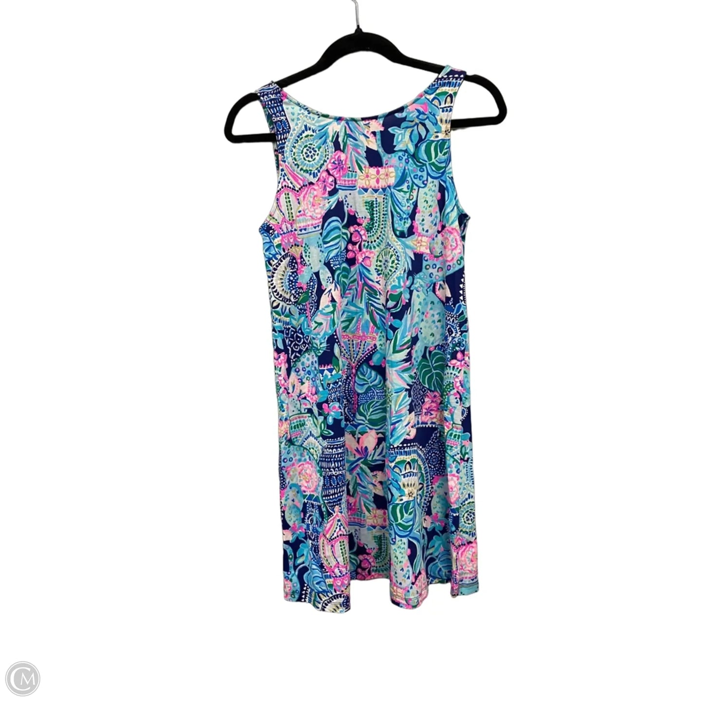 Dress Designer By Lilly Pulitzer In Blue & Pink, Size: S