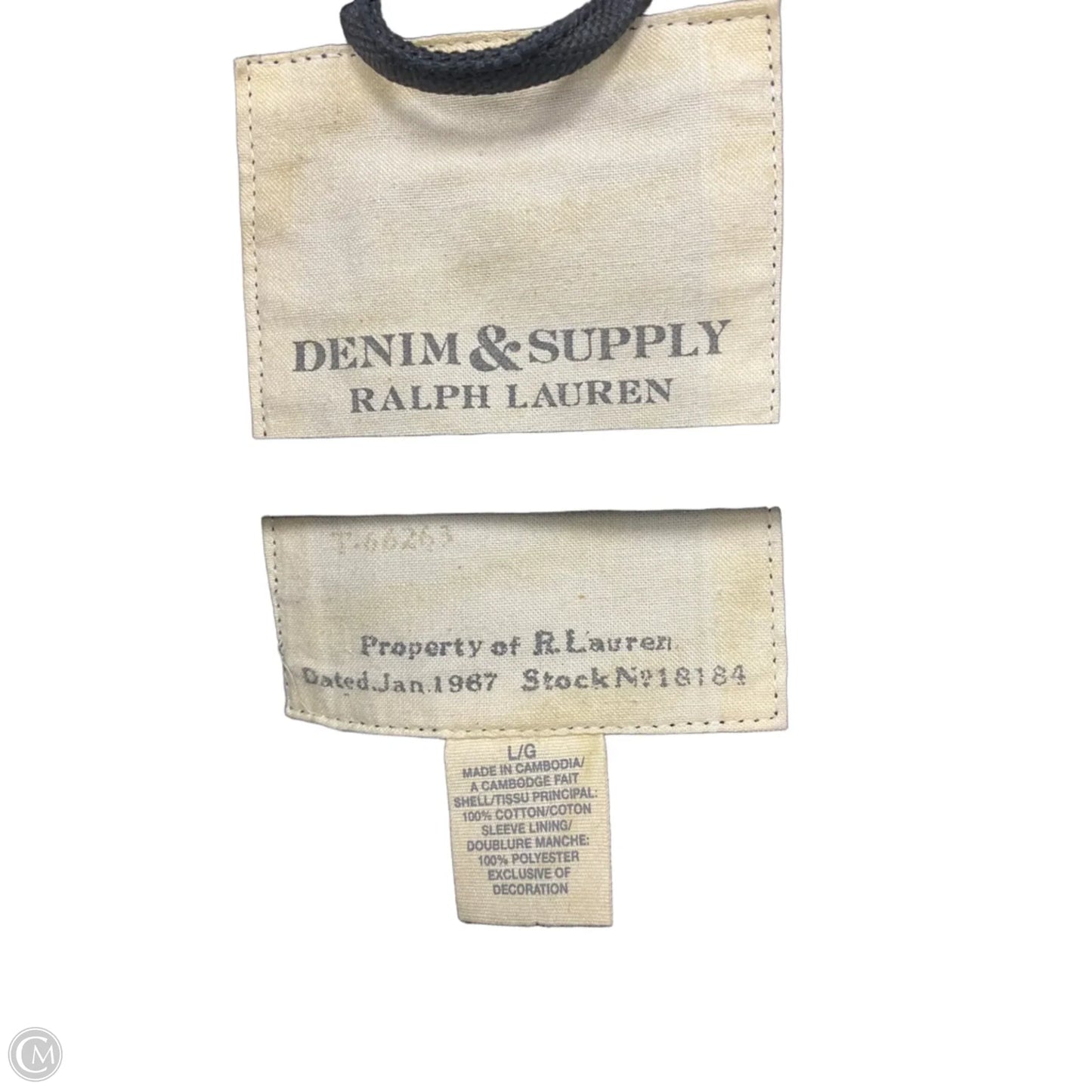Coat Other By Denim & Supply By Ralph Lauren In Black, Size: L