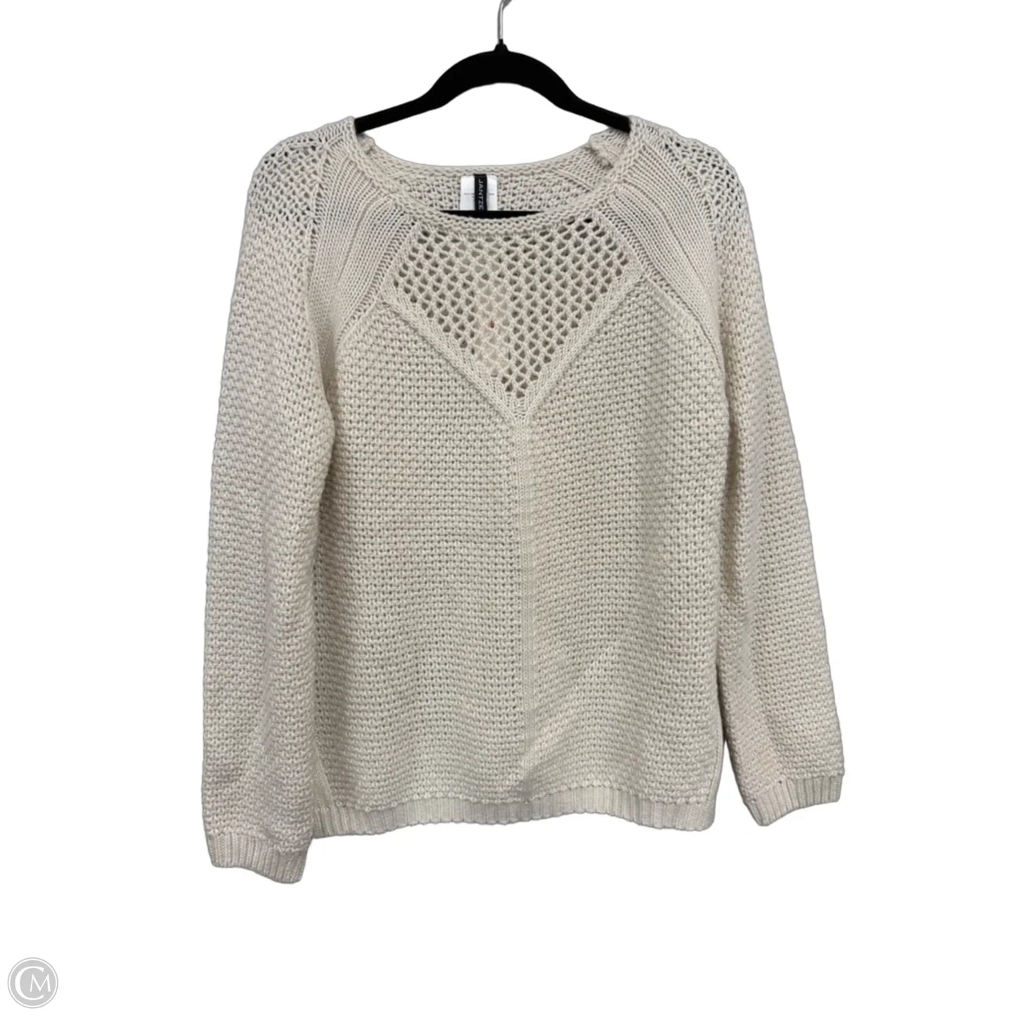 Sweater By Jantzen In Cream, Size: S