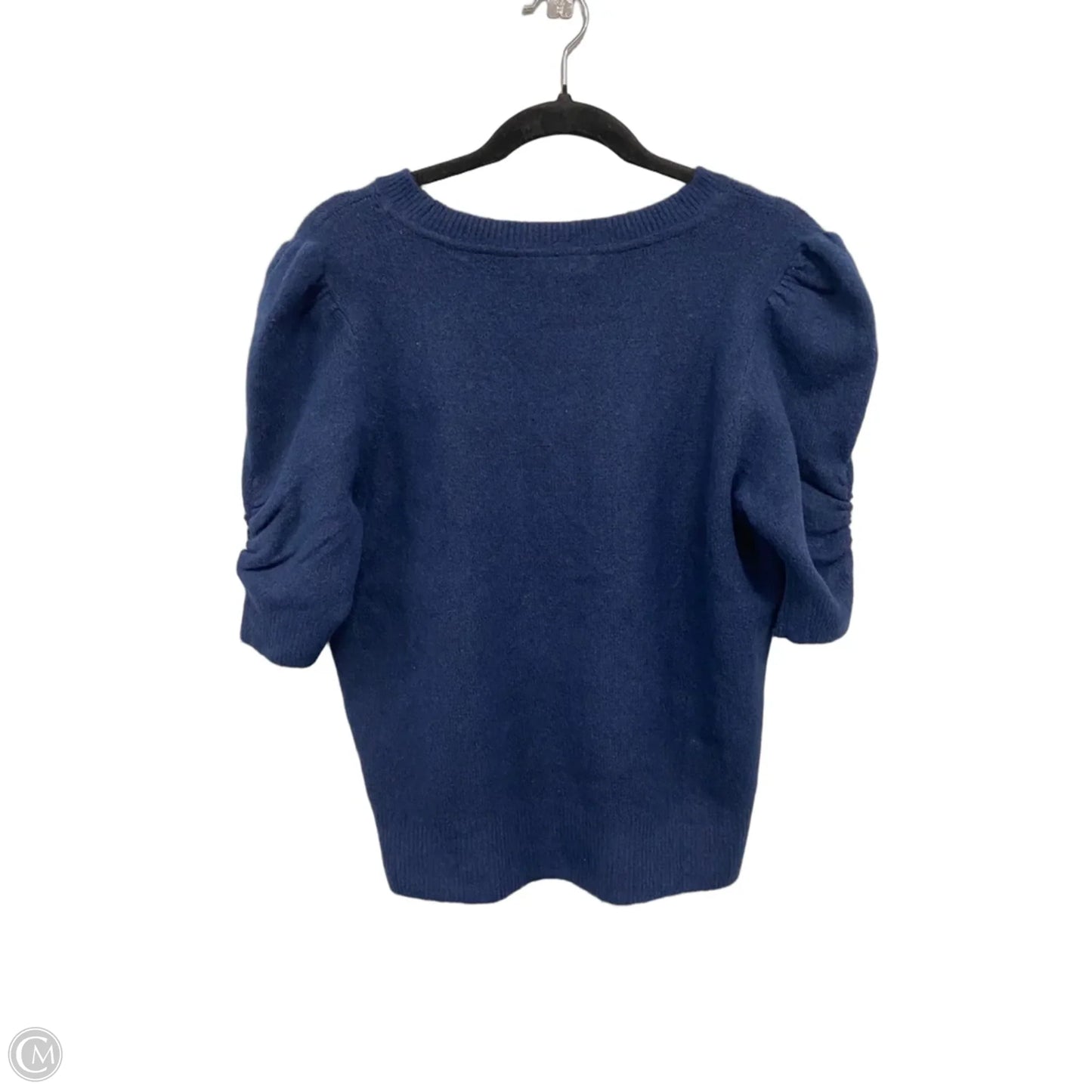 Sweater Short Sleeve By White House Black Market In Navy, Size: L