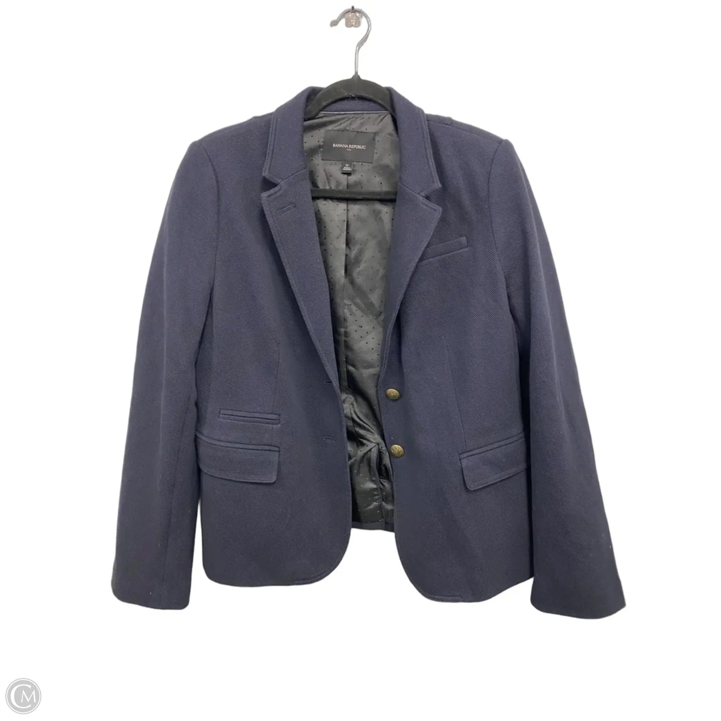 Blazer By Banana Republic In Navy, Size: 12