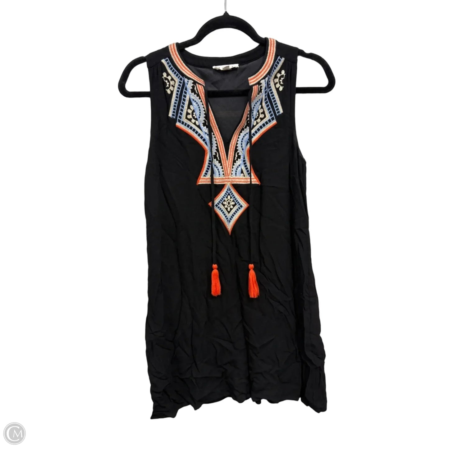 Dress Casual Short By Thml In Black & Cream, Size: Xs