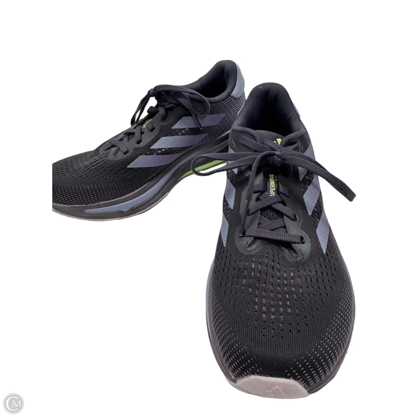 Shoes Athletic By Adidas In Black & Purple, Size: 7