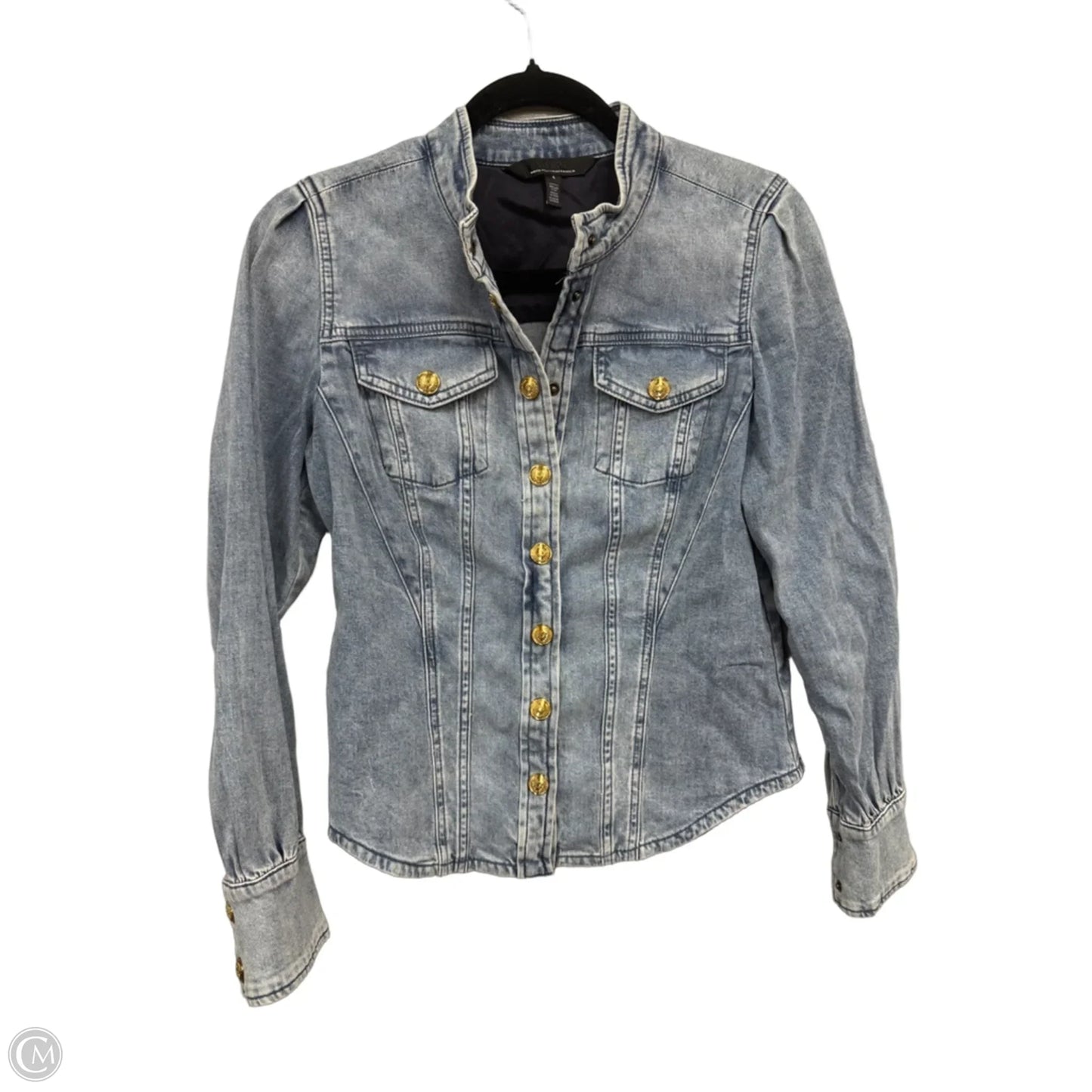 Jacket Denim By White House Black Market In Blue Denim, Size: 4