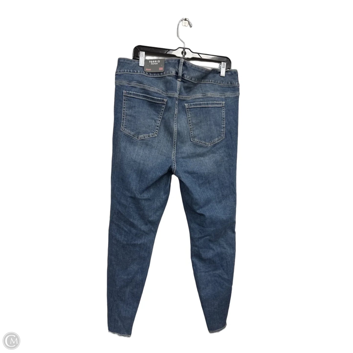 Jeans Jeggings By Torrid In Blue Denim, Size: 18