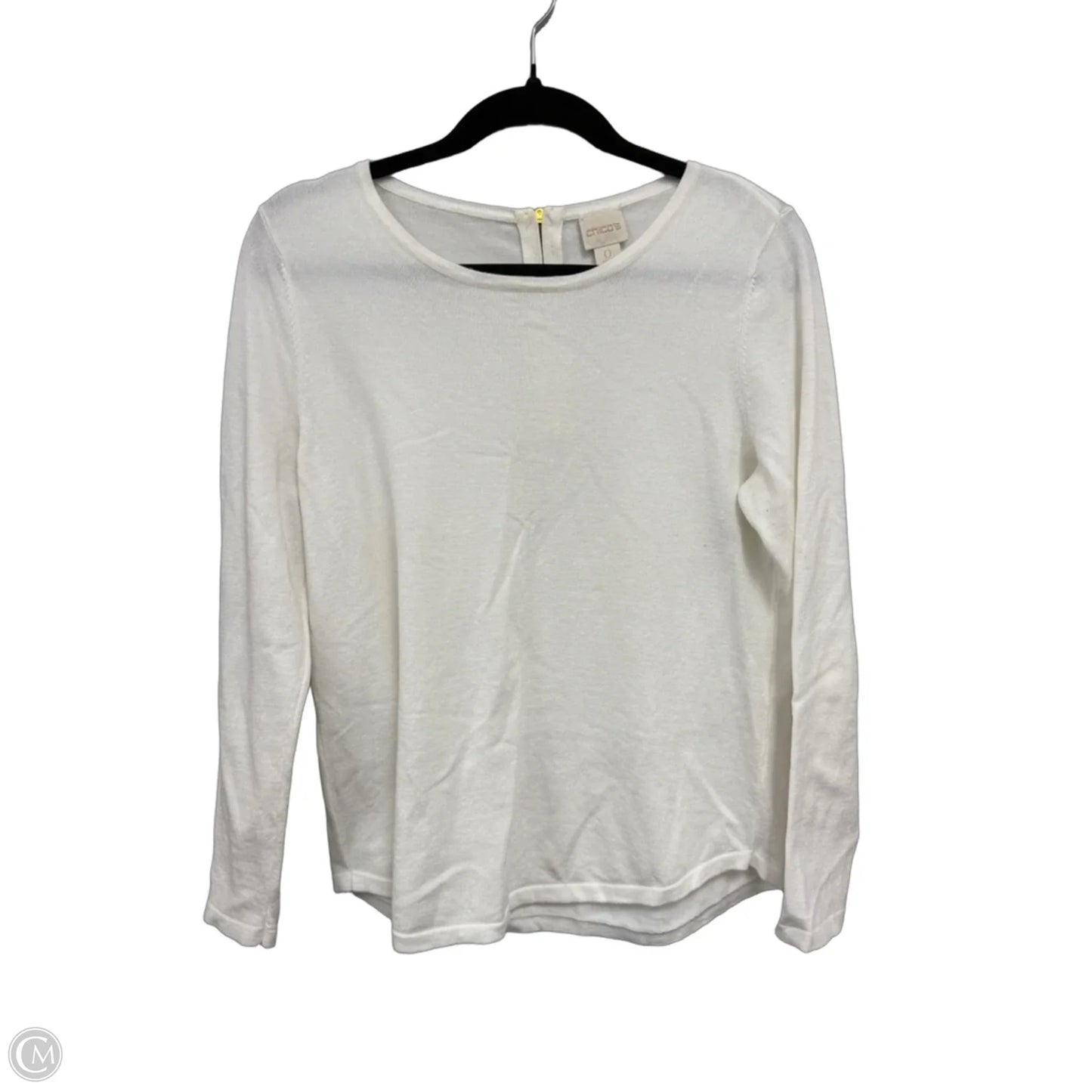 Sweater By Chicos In Ivory, Size: S