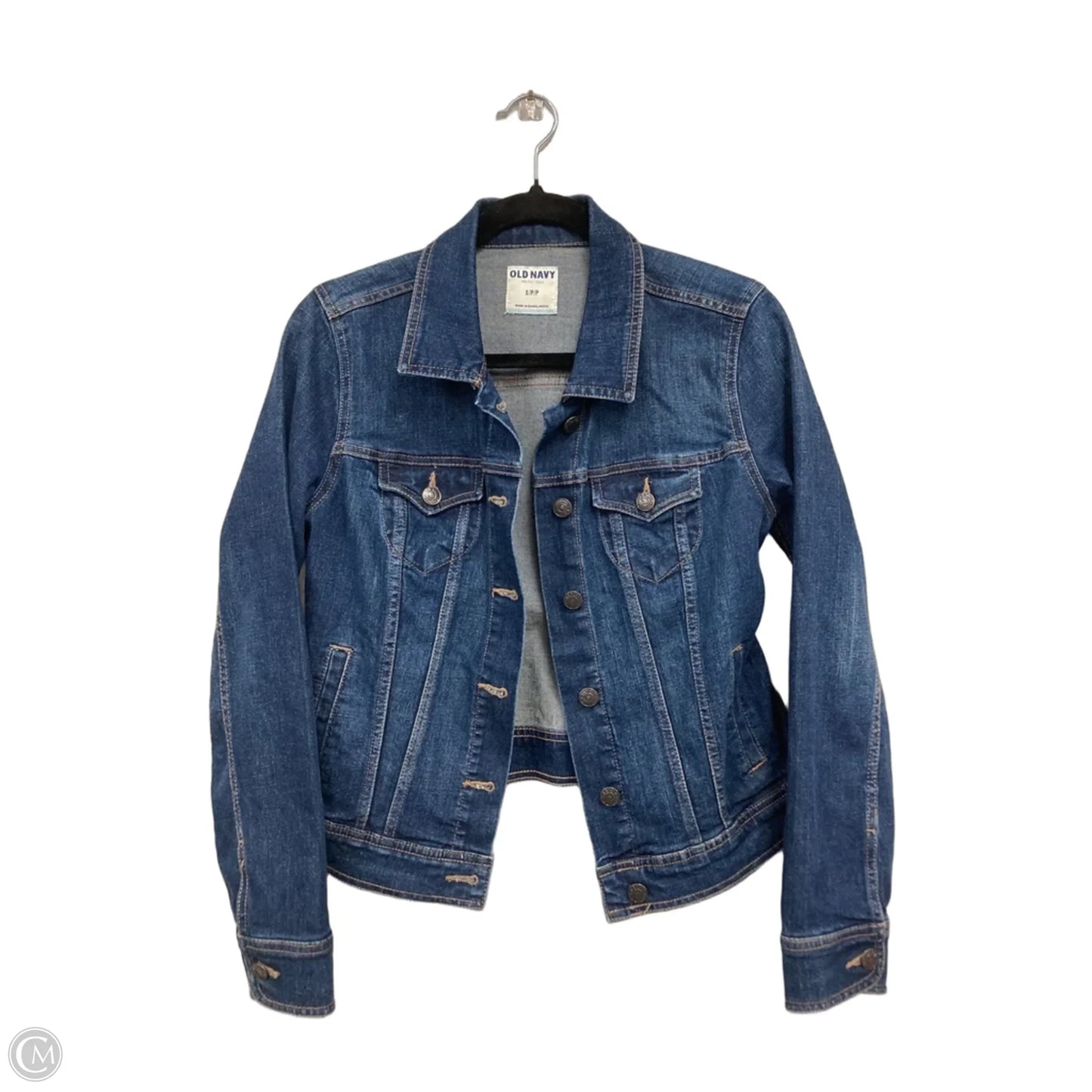 Jacket Denim By Old Navy In Blue Denim, Size: S